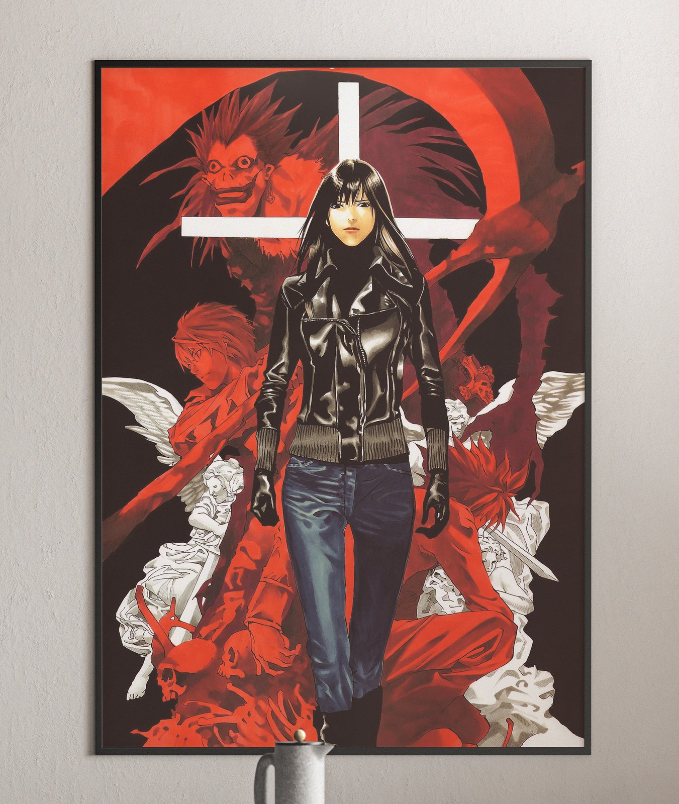 ★【未開封】DEATH NOTE キャンバスアート A Death Note - Misora Naomi Anime Poster | Architeg Prints